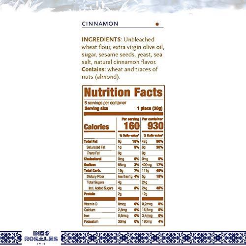 Ines Rosales Ines Rosales Sweet Olive Oil Tortas with Cinnamon, Spanish Snacks, 14 x 120g