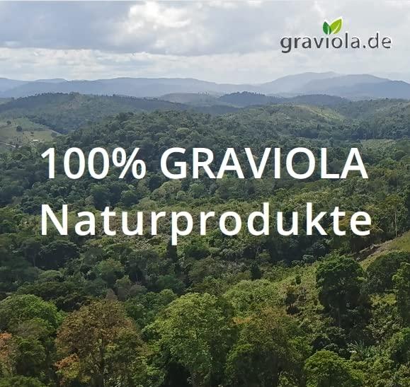 Graviola.de 3 x 100% Soursop Juice - Unfiltered & Vegan 3 x 500ml. Made of 100% Soursop-Pulp. Guanabana. Corossol. Graviola.
