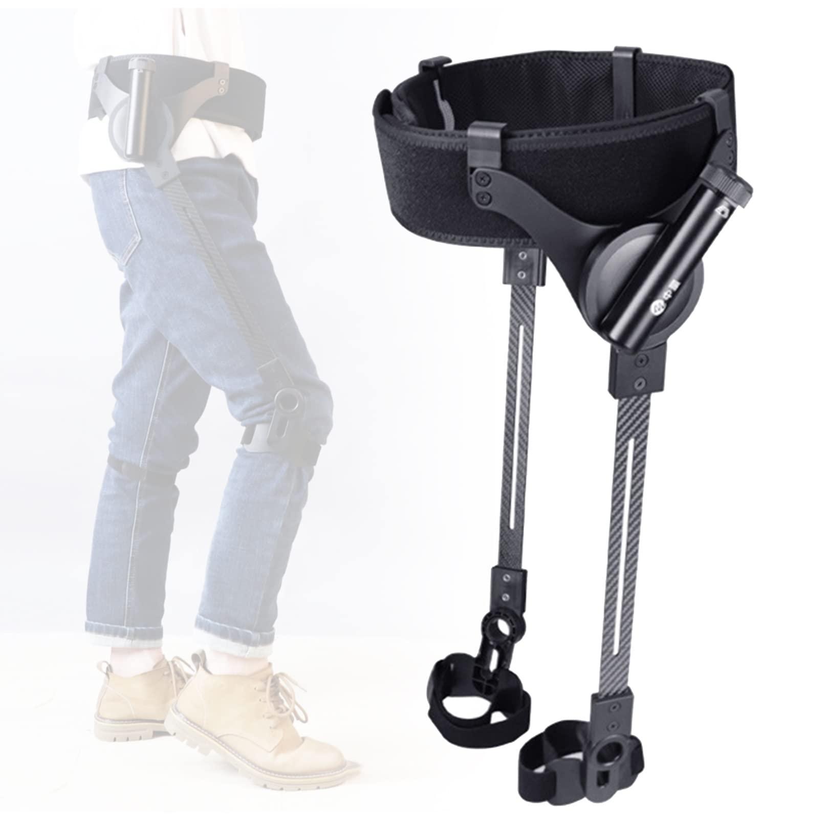 BiiKoon Walking Aid Bionic Body Power Walkers Leg Rehabilitation Training Assisted Lower Limb Mobility Standing Walking Aids for Postoperative Non-powered (Color : Both legs, Size : L)