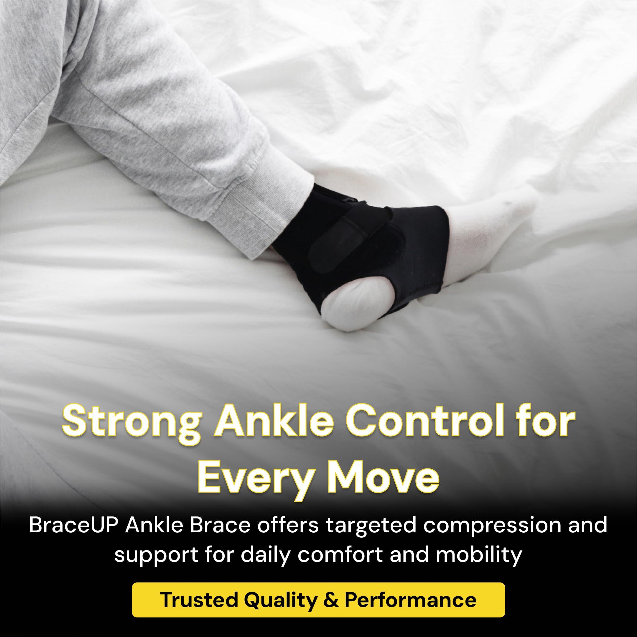 BraceUP BraceUP Ankle Brace - Relieve Pain, Enhance Stability for Foot Pain, Sprained Ankle, Achilles Tendonitis, Men and Women