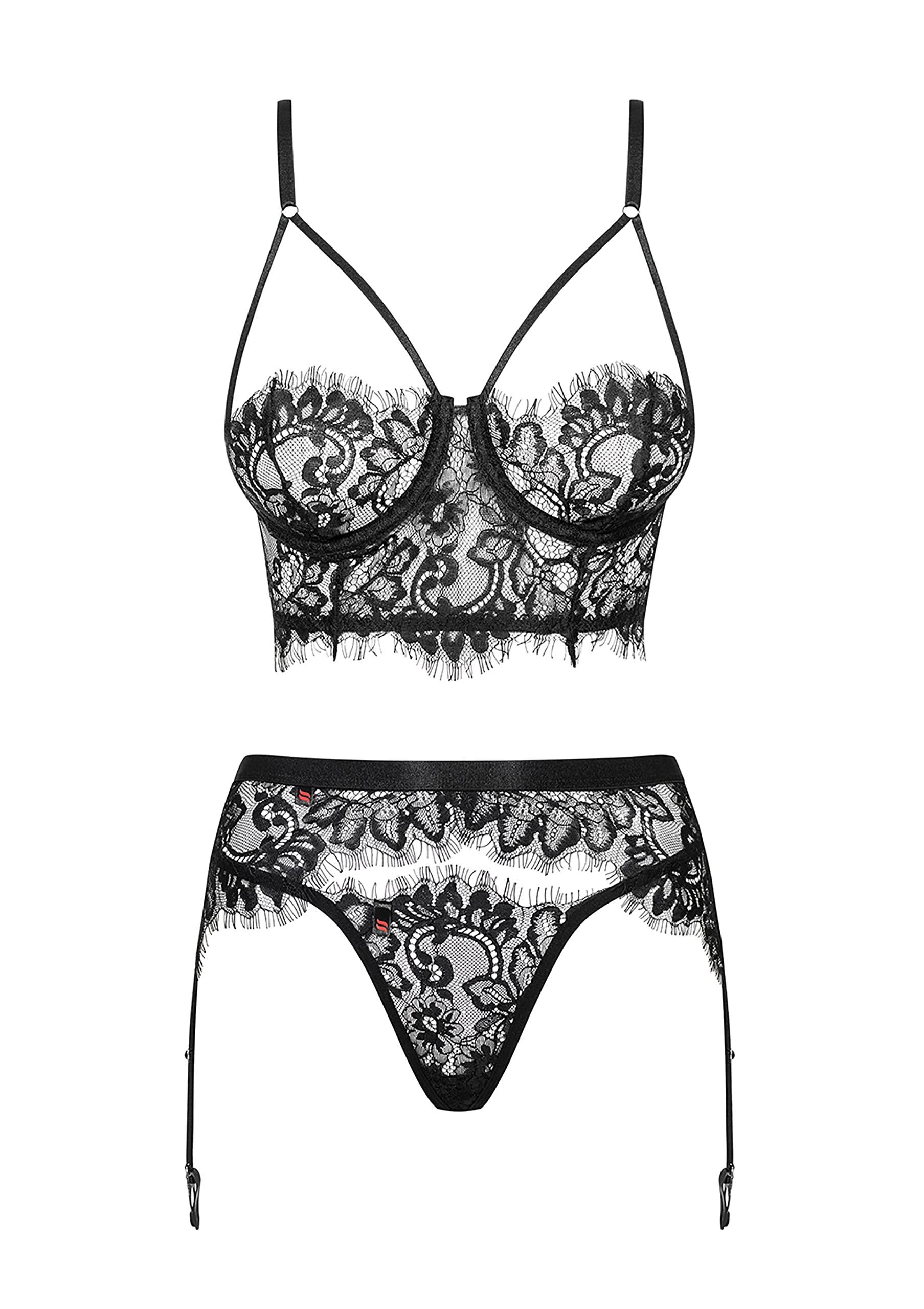 Obsessive Obsessive Lingerie-E31383 Black L/XL