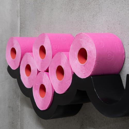 Renova Renova [6 Rolls Fuchsia] 3 Ply Soft Colour Toilet Loo Bathroom Tissue Paper Rolls