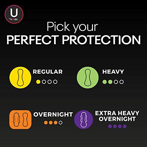 U by Kotex Kotex Overnight Pads Maxi Pads with Wings - 1 PACK - 14 count