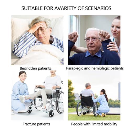 Glcfound Hoyer Lift Sling Full Body Sling with Patient Lifts Lifting Sling for Patient Transfer and Positioning and Lifting Patient Aid Full Body Toileting Sling Patient Aid One Piece Patient Lift Sling L