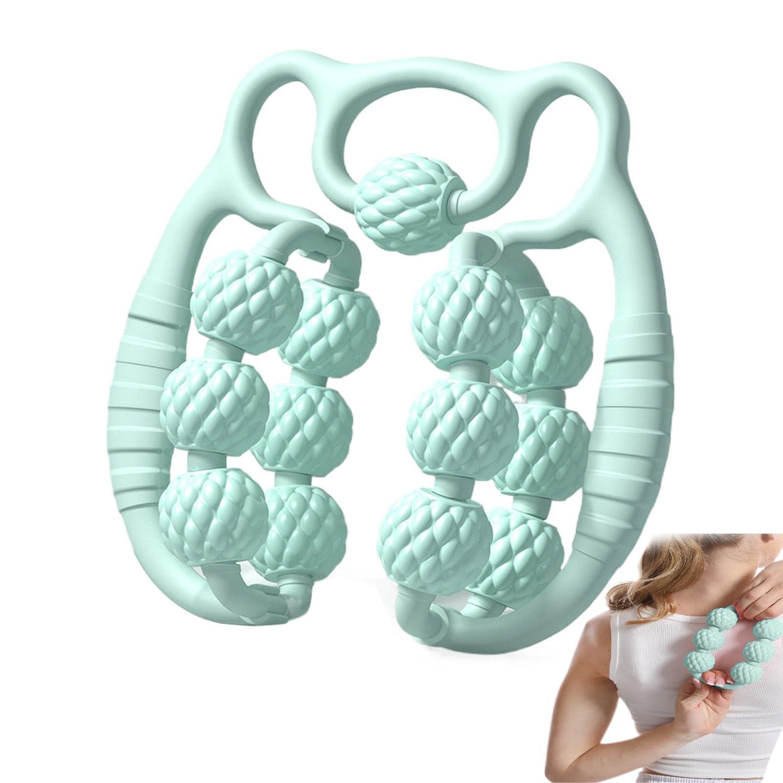 Wpsagek Wpsagek Leg Roller - Double-Row Ring Leg Massager - Body Massage Tools, Muscle Roller, Deep Tissue Massager, Hand Roller for Muscle Soreness, Stiffness and Tightness