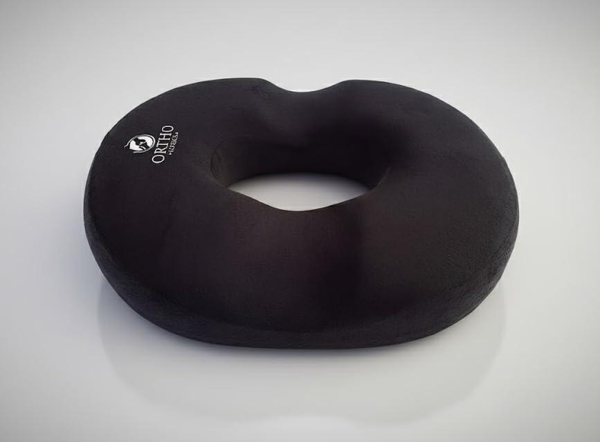 ORTHOLOGICS ORTHOLOGICS Memory Foam Ring Doughnut Donut Cushion Seat Piles Haemorrhoids Pregnancy Support Pillow Coccyx Pain, Suitable For Wheelchair, Car Seat, Home Or Office OL15
