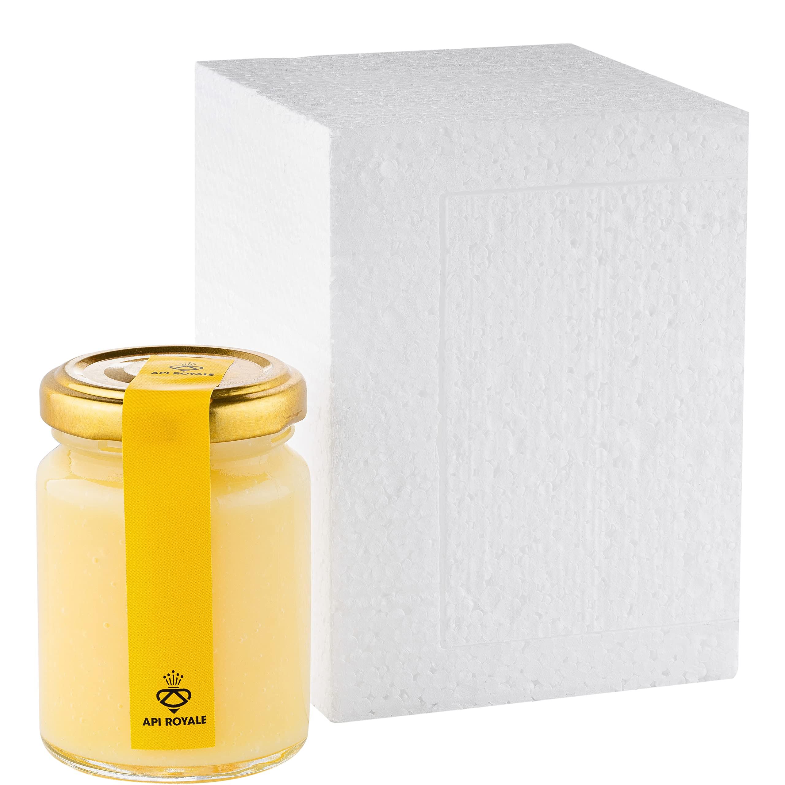 API ROYALE API ROYALE - Pure & Fresh Royal Jelly 100g Premium Fresh Royal Jelly Nutritional Supplements 100% Natural with Natural and Non-Gluten Formula