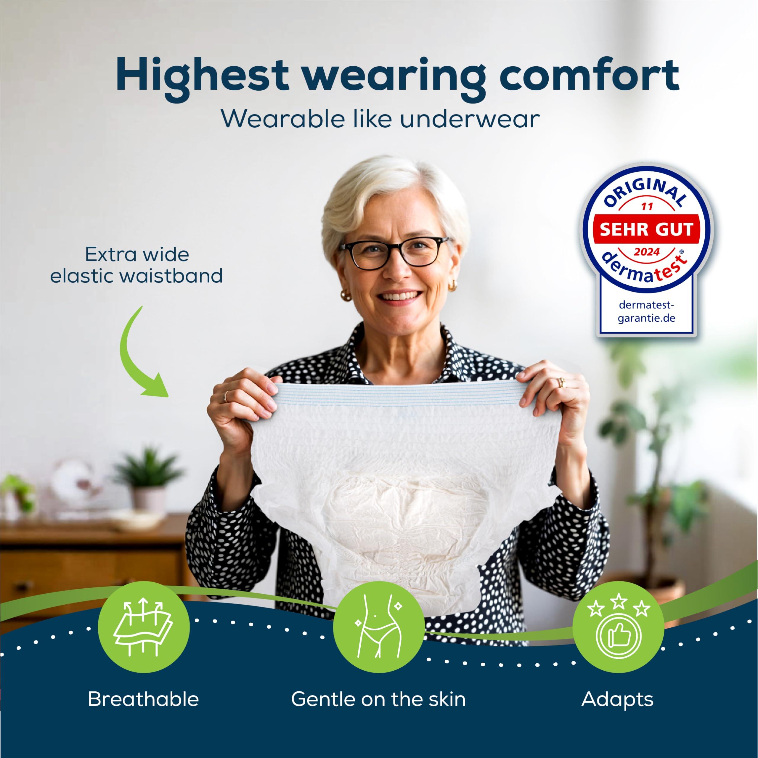 Sensalou Sensalou Incontinence Pants, Adult Men / Women, Size XXL, 22 Adult Nappies