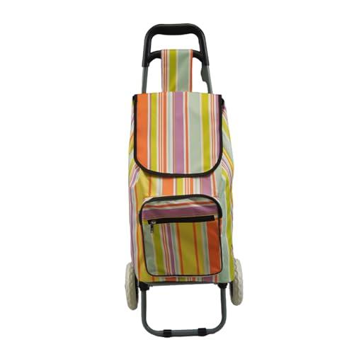 Lifemax Lifemax Leisure Shopping Trolley with Seat Lightweight, Foldable, Large Capacity with Easy-Roll Wheels, Perfect for Groceries, Travel, & Outdoor Use and Great for Senior Mobility