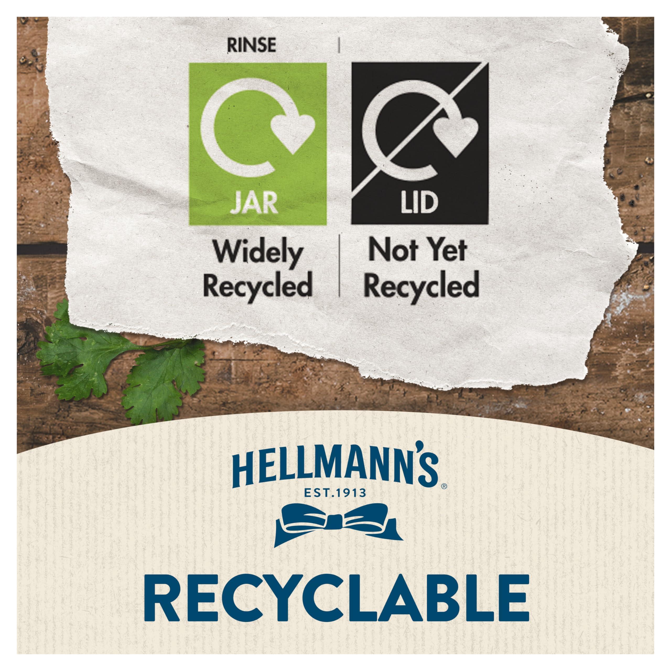 Hellmann's Hellmann\'s Vegan Garlic Mayo 100% plant based condiment for sandwiches, wraps and salads 6x 270 g