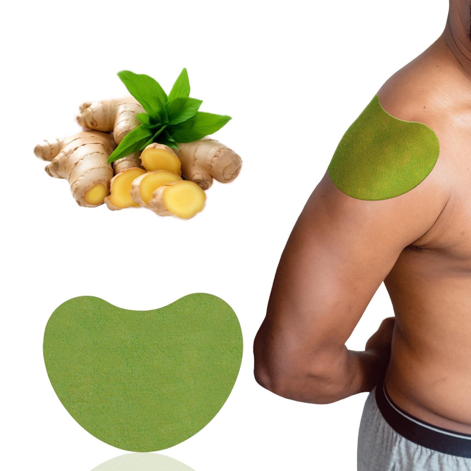 ishancare iShanCare Shoulder Pain Relief Patches, 24Pcs Natural Warming Herbal Plaster Heat Patches, 8 Hours Deep Heating Extra Strength Joint Pain Relieving Patch for Shoulders, Knee, Back, Neck