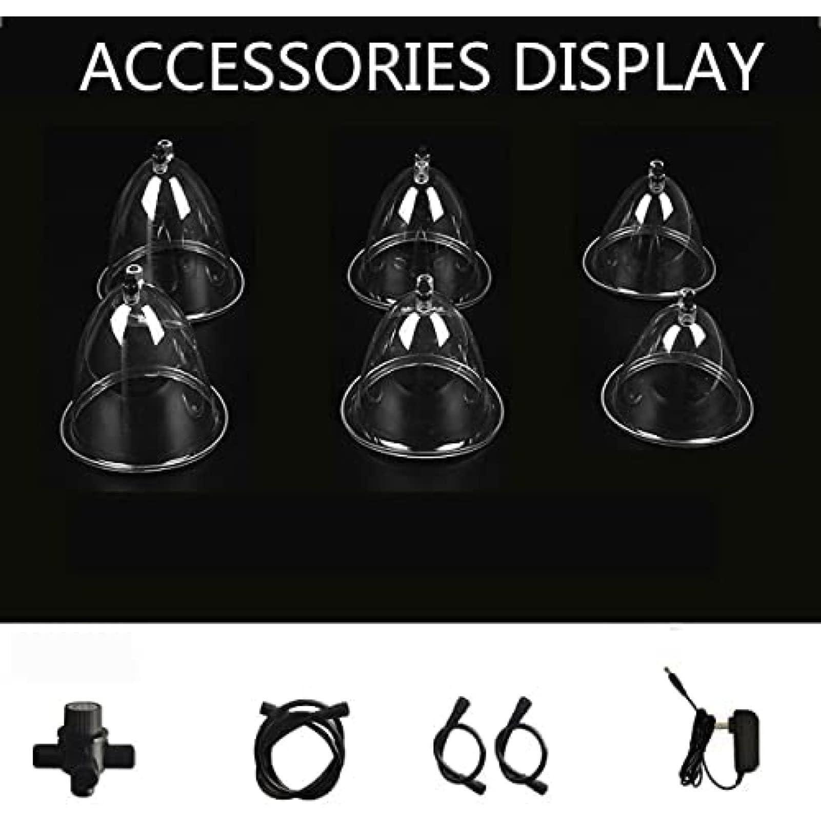 GNbow GNbow Breast Massager Cup, Electric Breast Augmentation Machine, Breast Care 360-Degree Full Package 6 Modes Adjustable, Home Breast Care Device, Chest Care Beauty Enlargement Machine