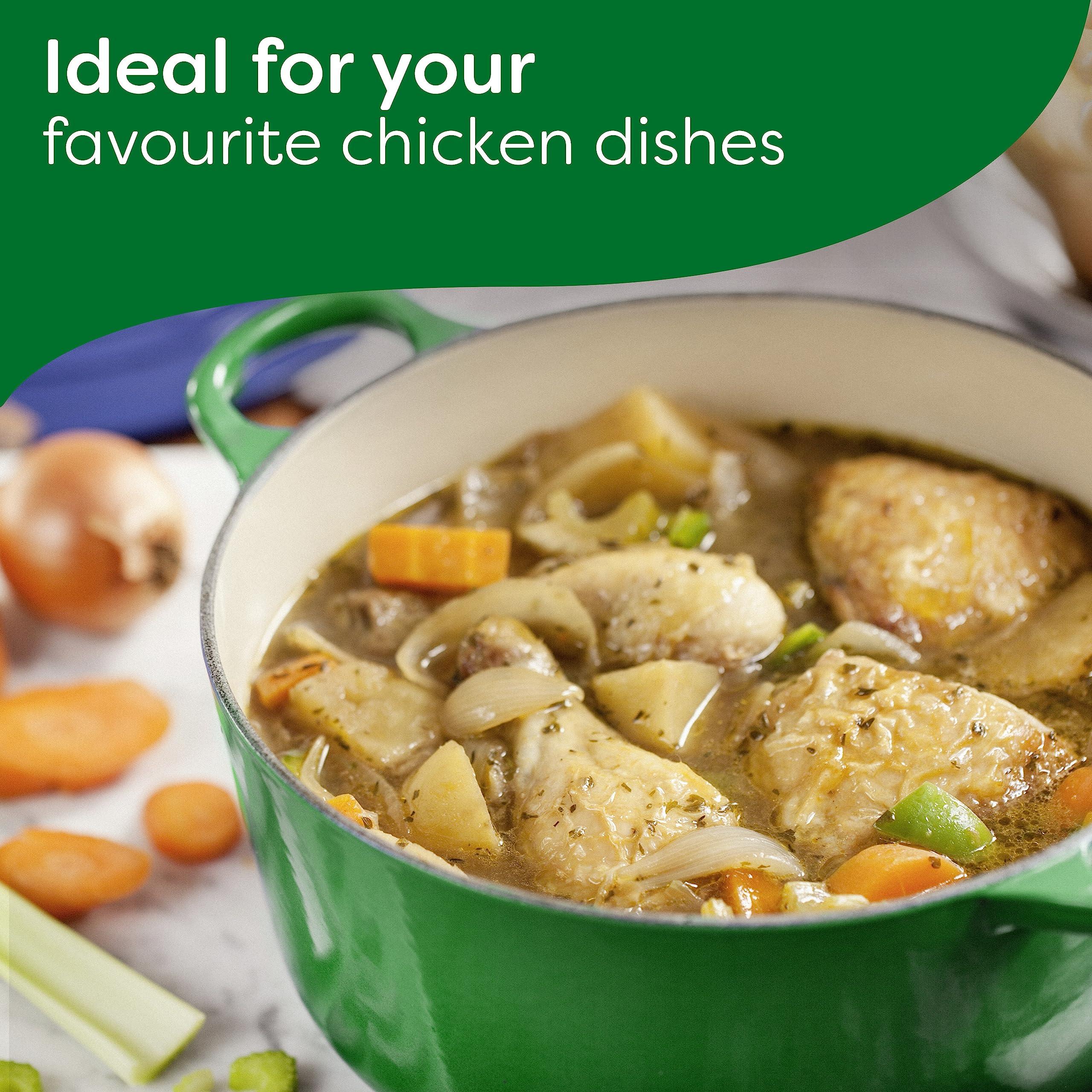 Knorr Knorr Zero Salt Chicken Stock Cubes pack of 32 lactose- and gluten-free for delicious, zero-salt chicken dishes 9 g