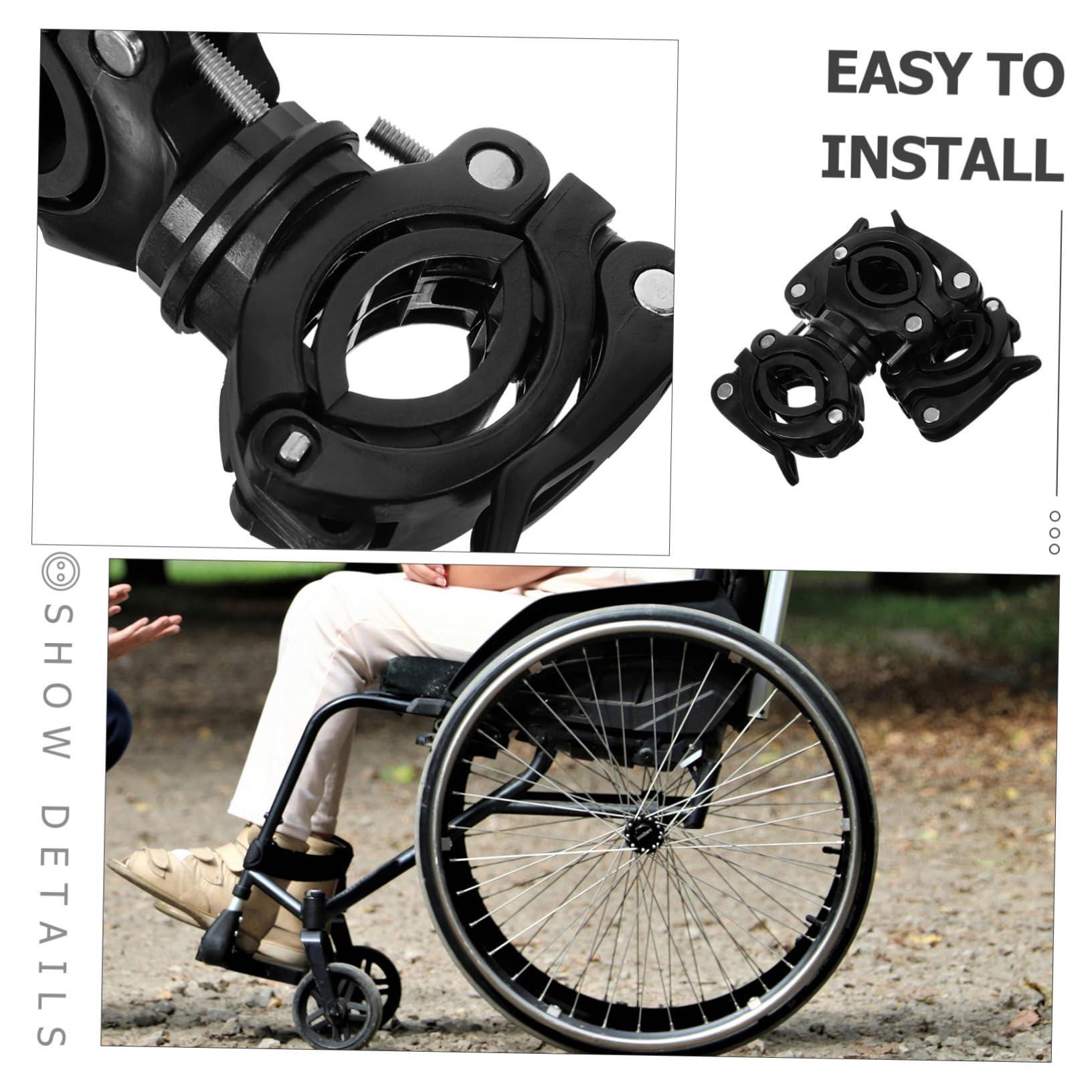 WATIIFUFU WATIIFUFU Elderly Scooter Cane Rack Lightweight Cane Holder for Walker Electric Scooter Wheelchair Crutch