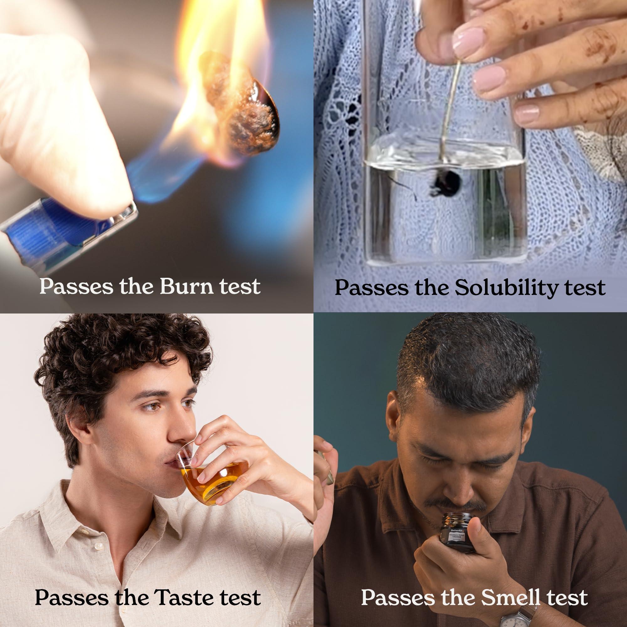 Better Alt Better Alt Pure Himalayan Shilajit Resin High Potency Gold Grade for Men & Women| 75 Servings for Energy Boost & Immune Support, 75%+ Fulvic Acid, with Lab Test Report,400mg