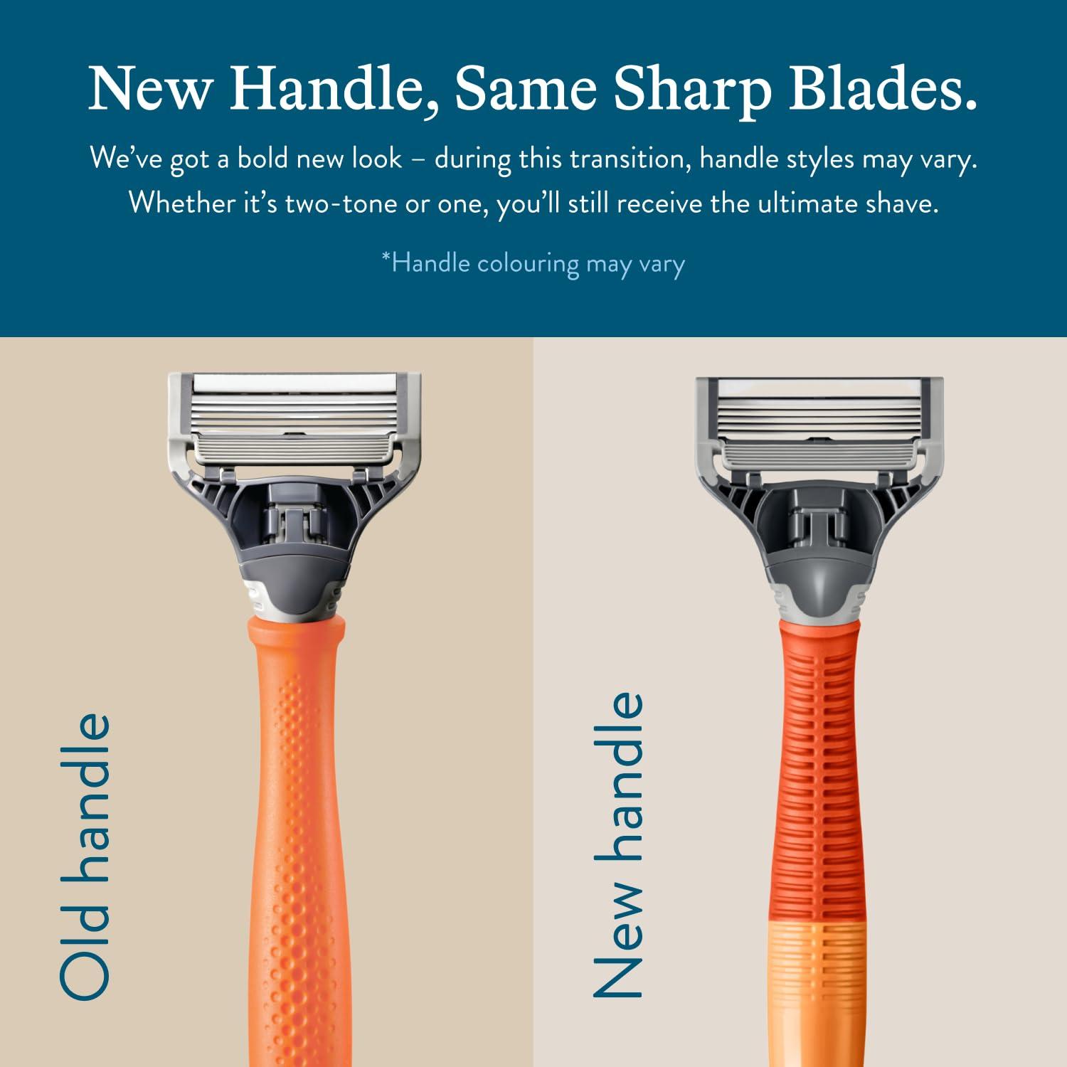 Harry\'s Harry\'s Men\'s Razor Set, Razor + 5 Razor Blades + Shaving Cream, Harry\'s Razor Blade Refills use 5 Blade Design for Smoother Shaving, Travel Size Men\'s Shave Cream Formulated with Aloe