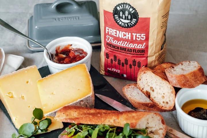 Generic Matthews Cotswold Belle Blanc French T55 Flour 5X1.5Kg | 100% French wheat for an authentic product | Premium Flour