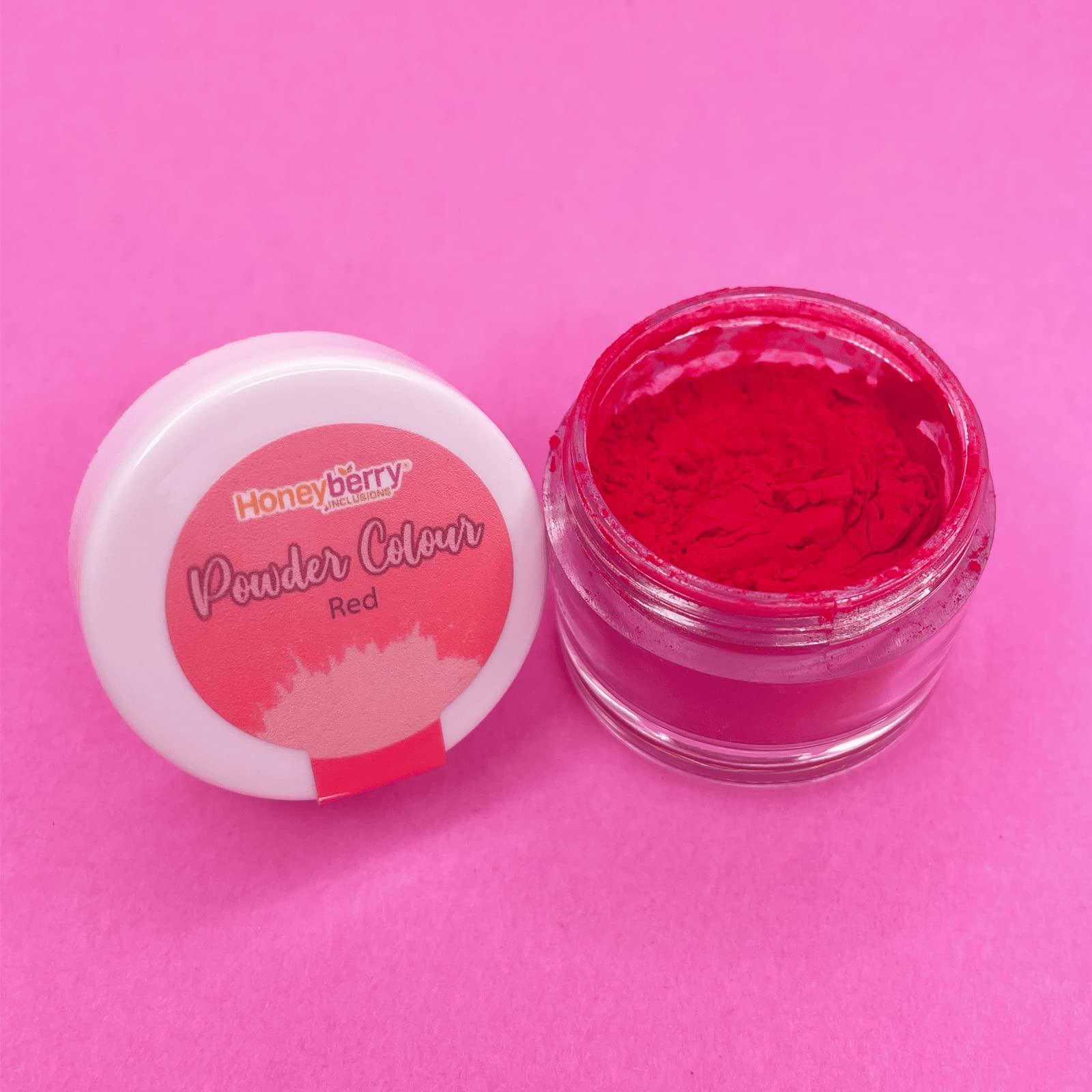 Honeyberry Edible Powder Colours Multipack (6 x 3.5g Jar) - Natural Food Grade Colouring Powders for Cooking, Baking, Icing and Cake Decorating - High Strength Food Colouring Dust for Vibrant Results (Warm)