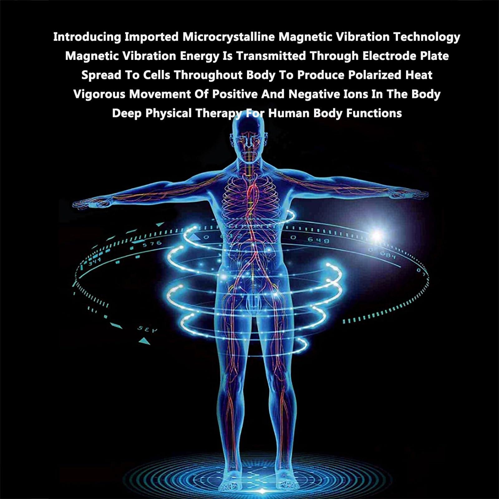 LBMED PEMF Foot Massager Machine, AI Smart Foot Massage Device with Magnetic Energy Frequency: 5mHz and Energy Output:0-40J/cm, Adjustable 3 Levels of Intensity, for Improve Sub-Health