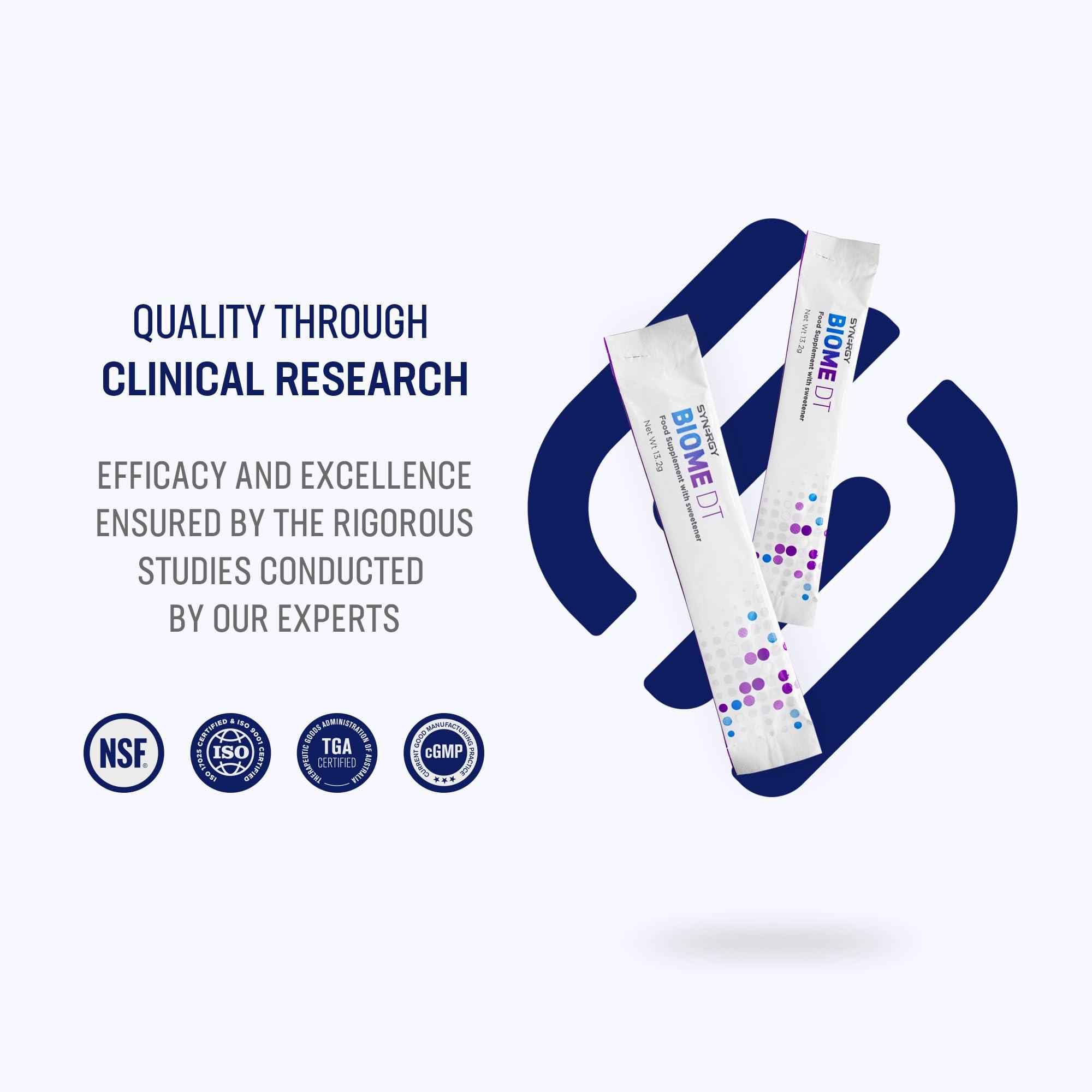 Synergy Worldwide Synergy Worldwide BiomeDT 30 doses | Digestive Health and Microbiome Supplement | Supports Digestive Health & Immune Function | Psyllium, Inulin, L-Glutamine, Zinc | Gluten-Free, Vegetarian | 396g