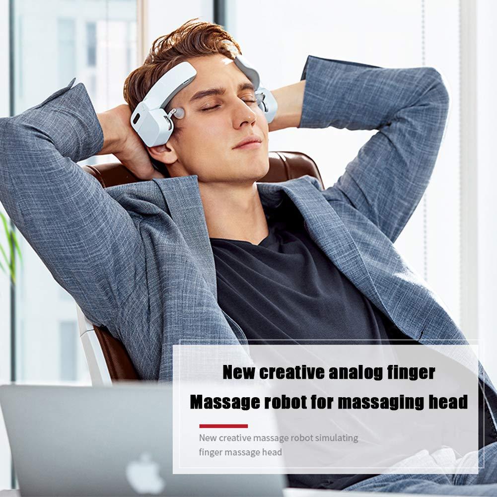 Lnobern ZhiLianZhao Head Massager For Headaches, Acupoint Massager Insomnia Headache Deep Sleep Suitable For Travel, Work, Home And Sleep,Pink