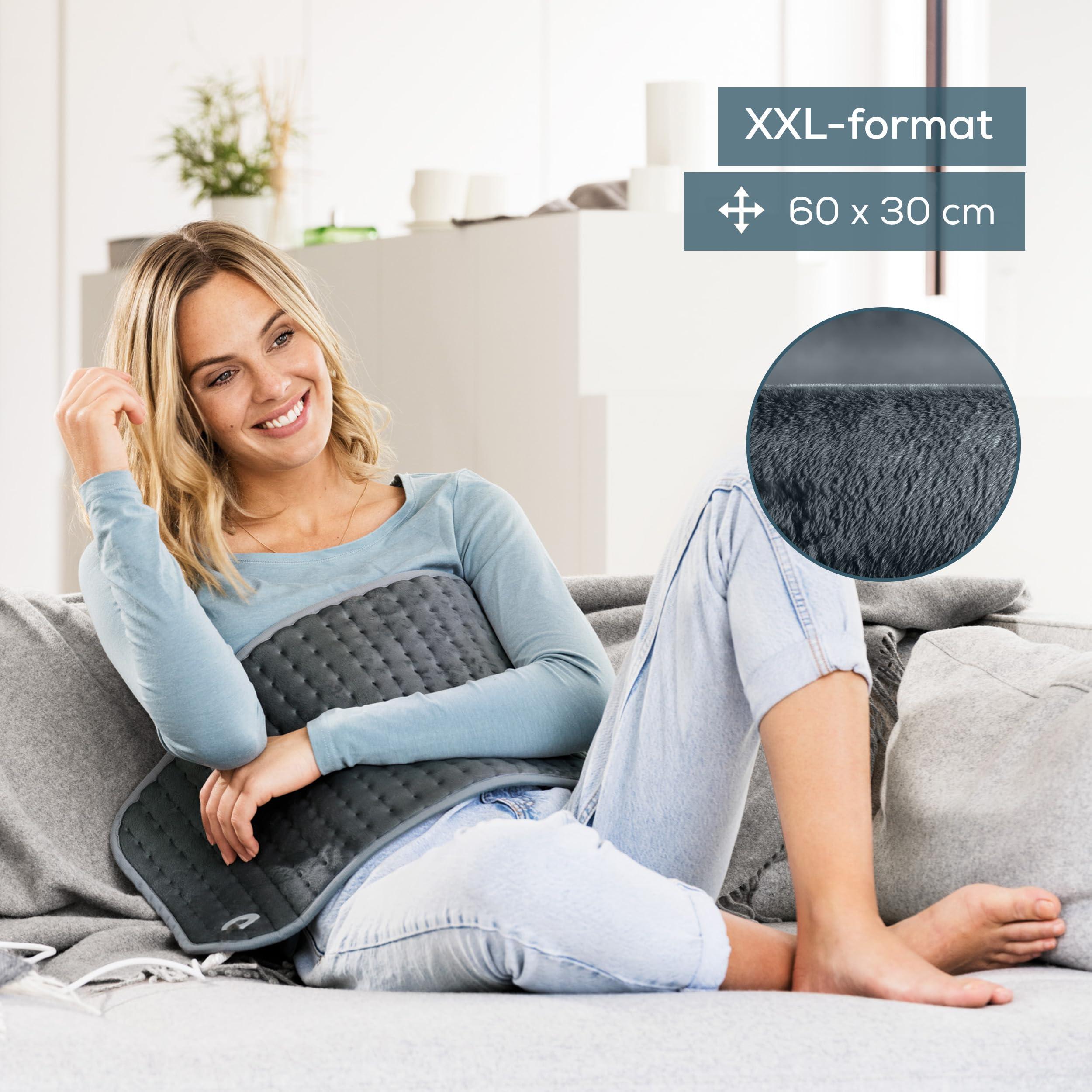 Beurer Beurer HK123 XXL Heat Pad, Longer Electric Pad For Even More Comforting Warmth And Relaxation, 3 Temperature Settings & Automatic Switch-Off, 60 x 30 cm