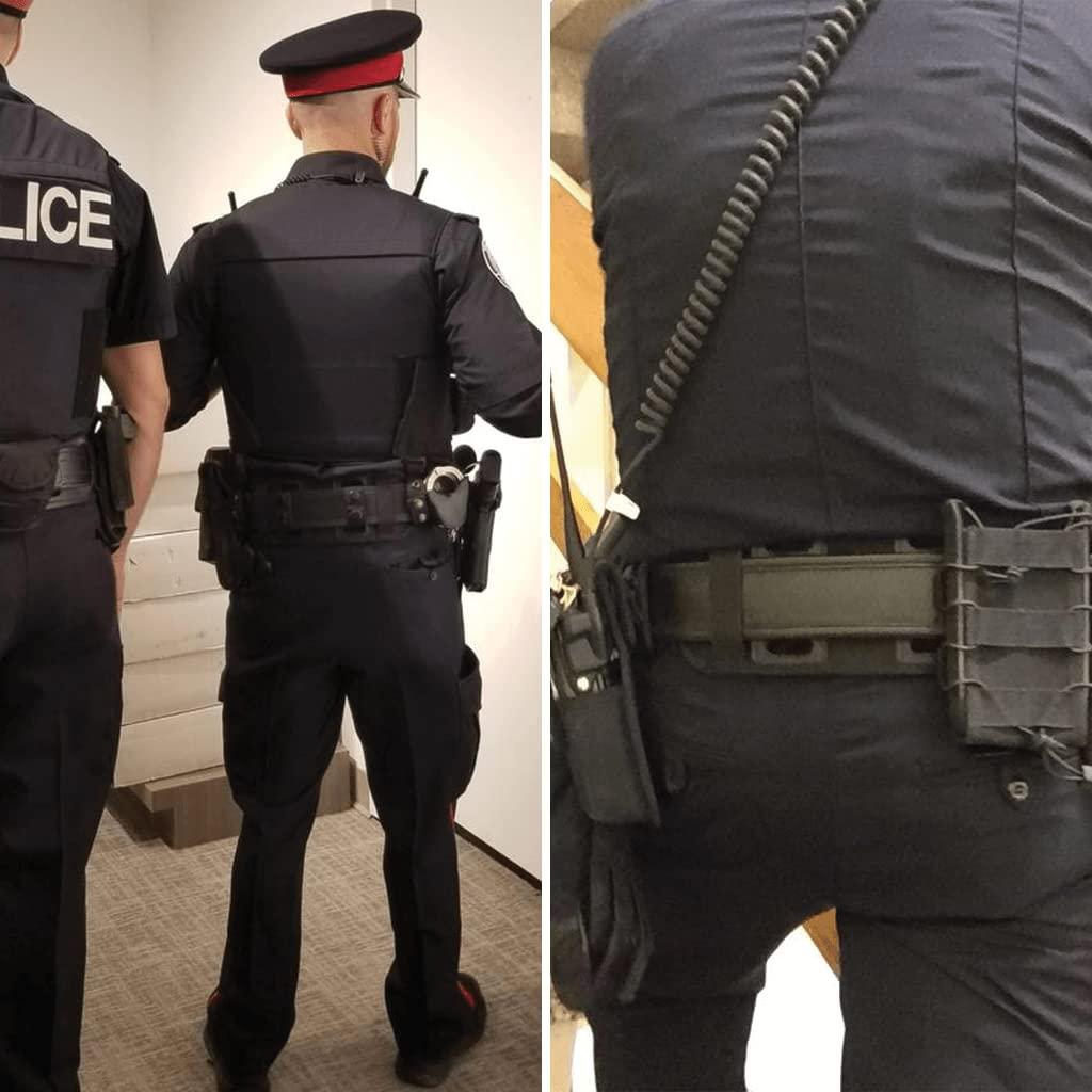 BackUpBrace BackUpBrace Law Enforcement Duty Belt Back Support Brace Lower Back Braces for Police Men & Women , Suspenders Alternative with Keepers Included , Support Utility & Equipment Belts Accessories &