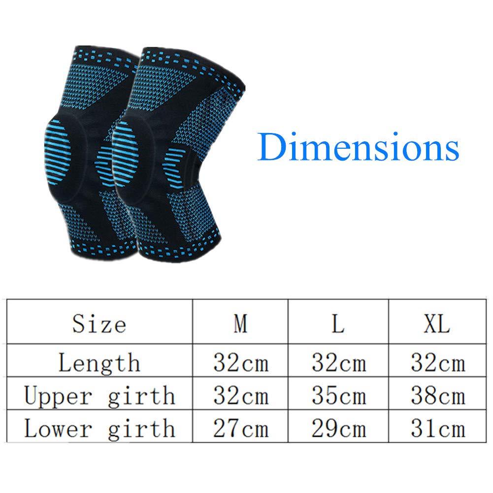 KANKOO Knee Wraps Knee Brace For Running Knee Sleeve Knee Support For Women Flx Knee Support Arthritis Knee Knee Braces Knee Braces For Women Knee Brace black,L