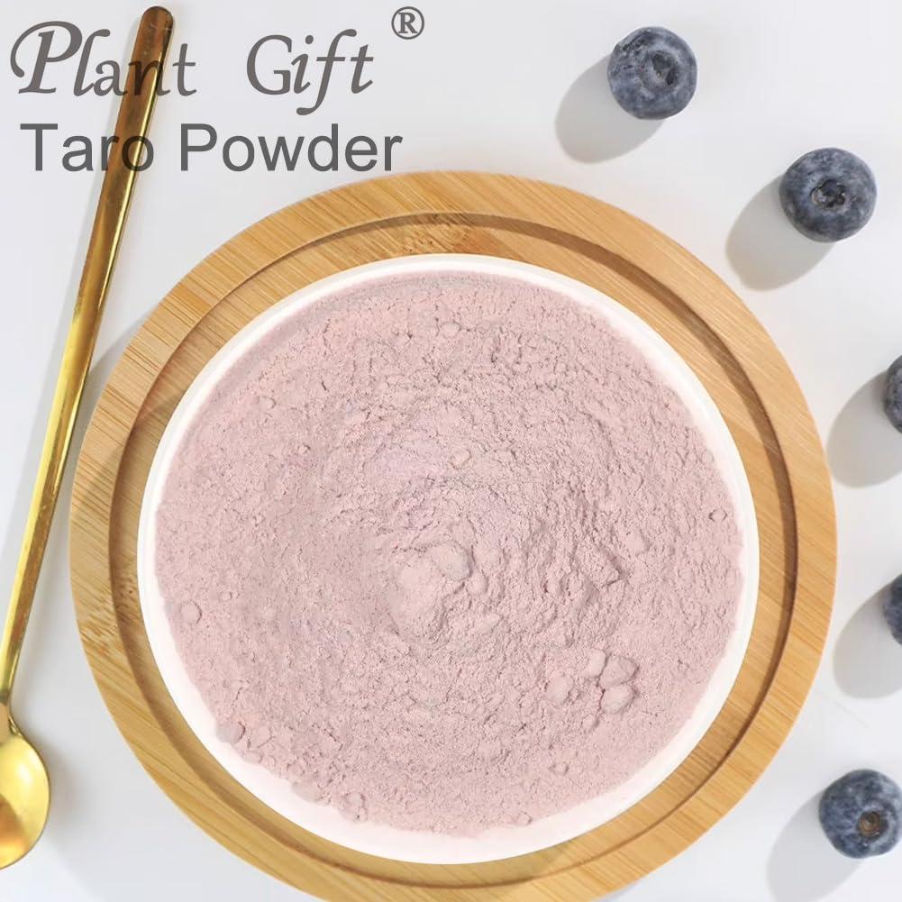 Plant Gift 100% Natural Pure Taro powder 100g/3.52oz Taro Dried Powder for Smoothies, Shakes, Baking & Drinks,| Free from Preservatives, No Added Sugar