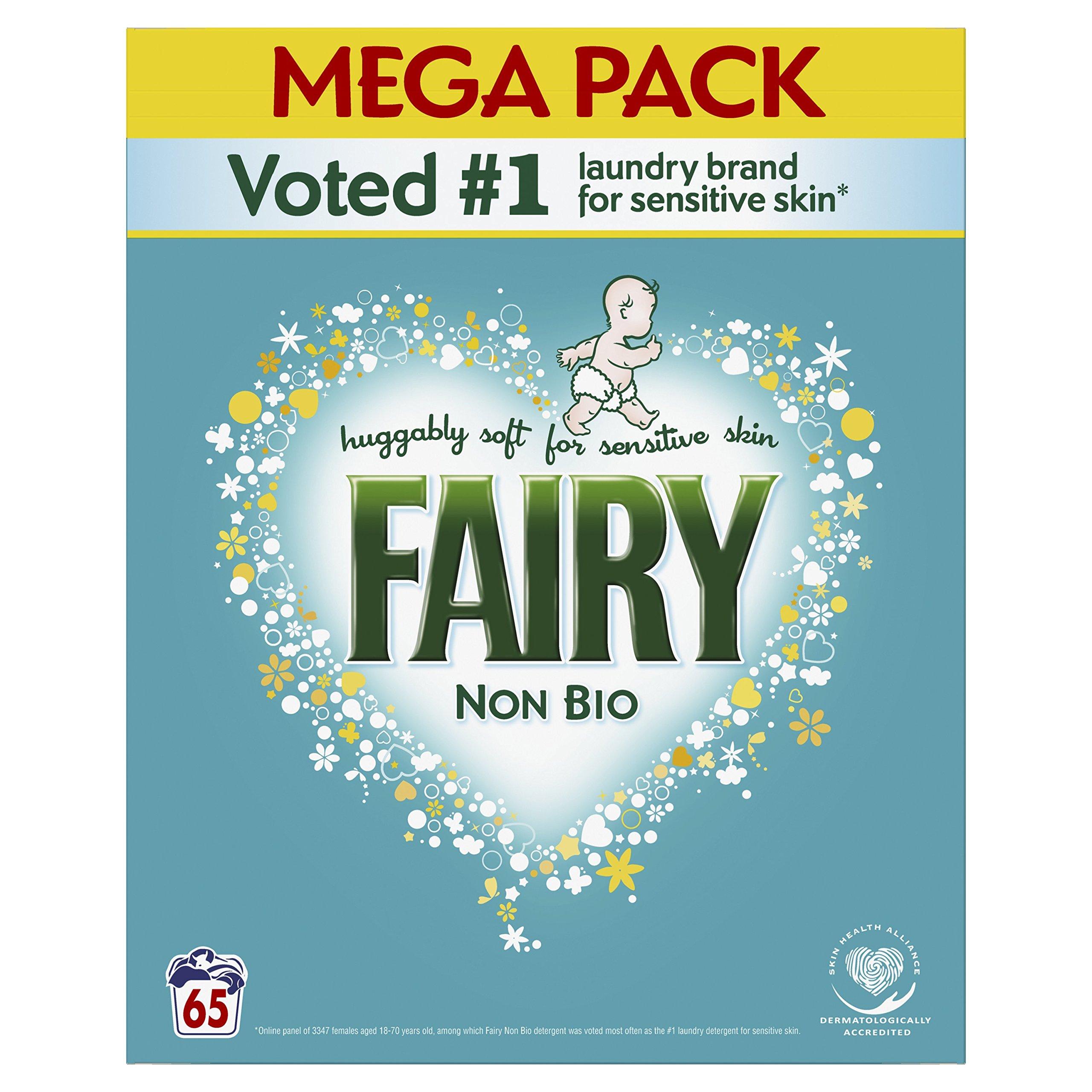 Fairy Fairy Non Bio Washing Powder for Sensitive Skin, 65 Washes, 4.225 kg