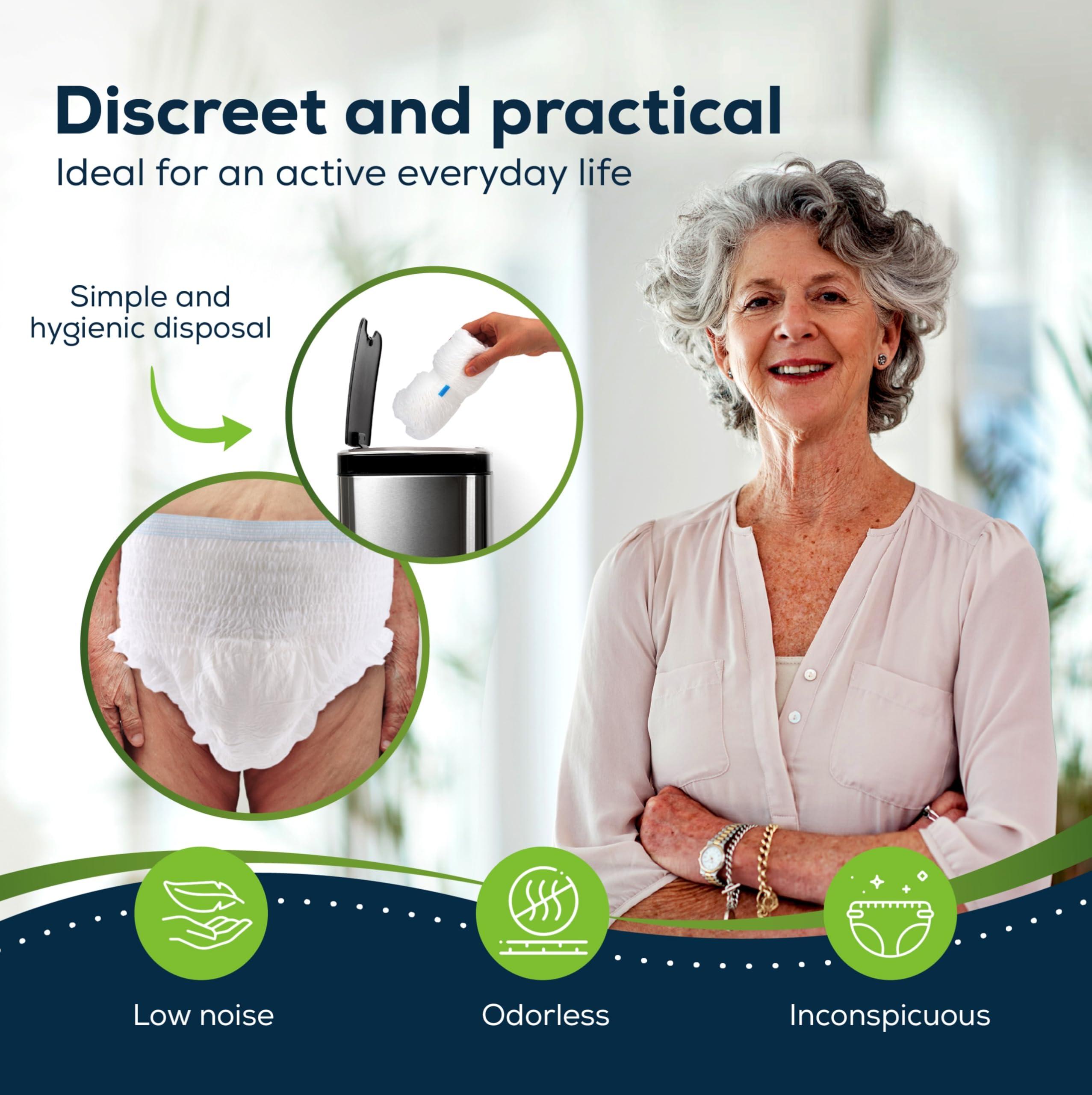 Sensalou Sensalou Incontinence Pants, Adult Men / Women, Size XXL, 22 Adult Nappies