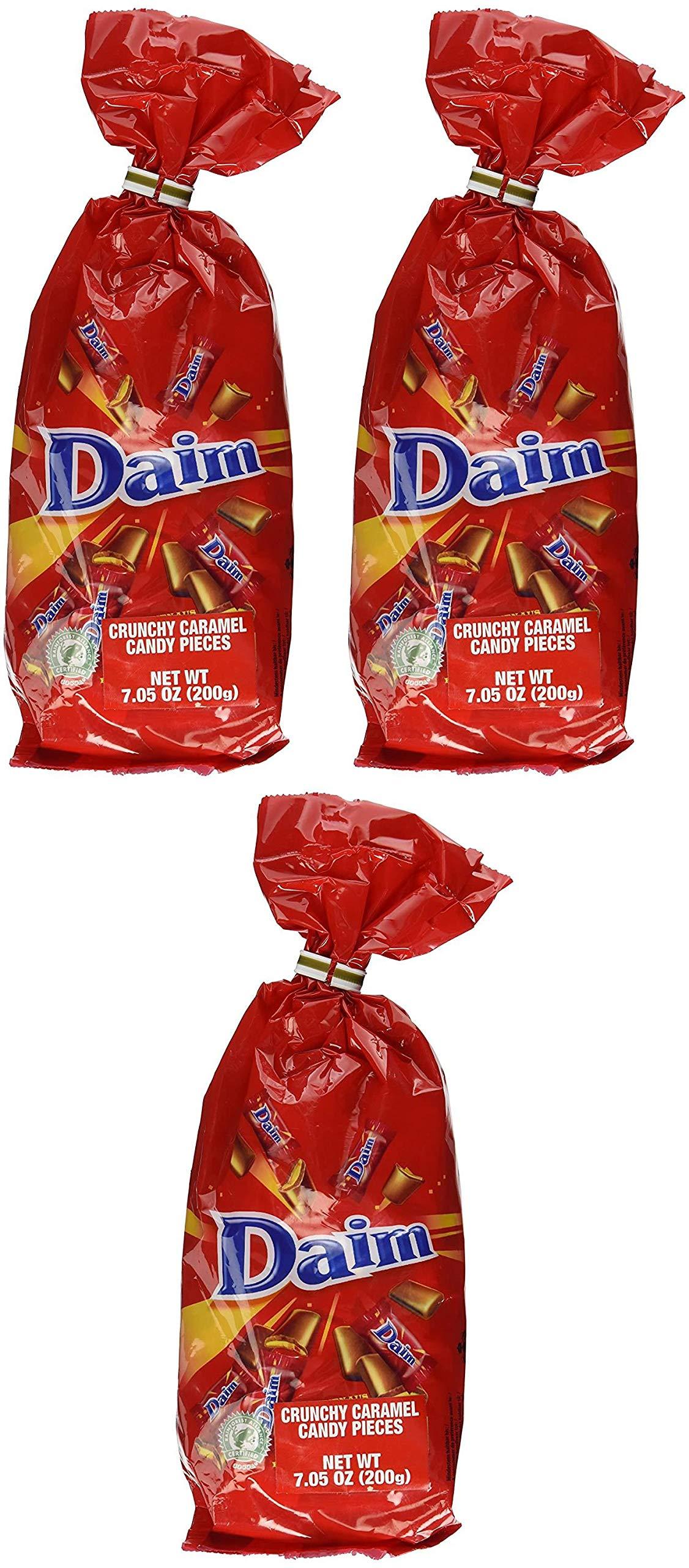 Daim Daim Chocolate Bags - 200g Individual wrapped Daim Chocolates Pack of 3