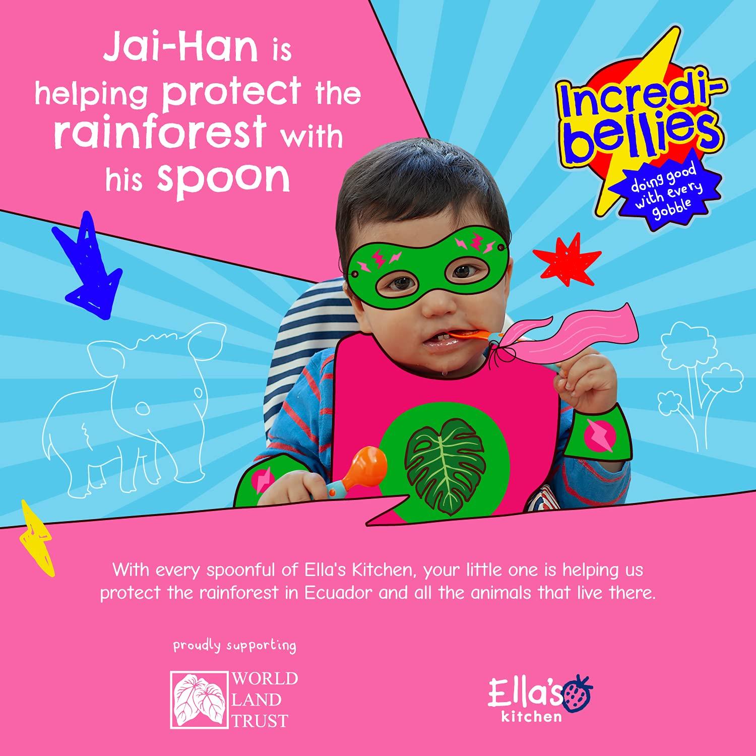 Ella's Kitchen Ella's Kitchen Organic Stage 1 Mixed Variety Pack, Weaning 4+ Months Baby Food - Pack of 11 x 120g Pouches