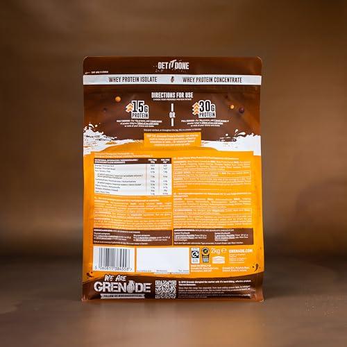 Grenade Grenade Whey Blend High Protein Powder, Low Sugar with 30g Protein per Serving, (50 Servings) - Fudged Up, 2 kg (Pack of 1)