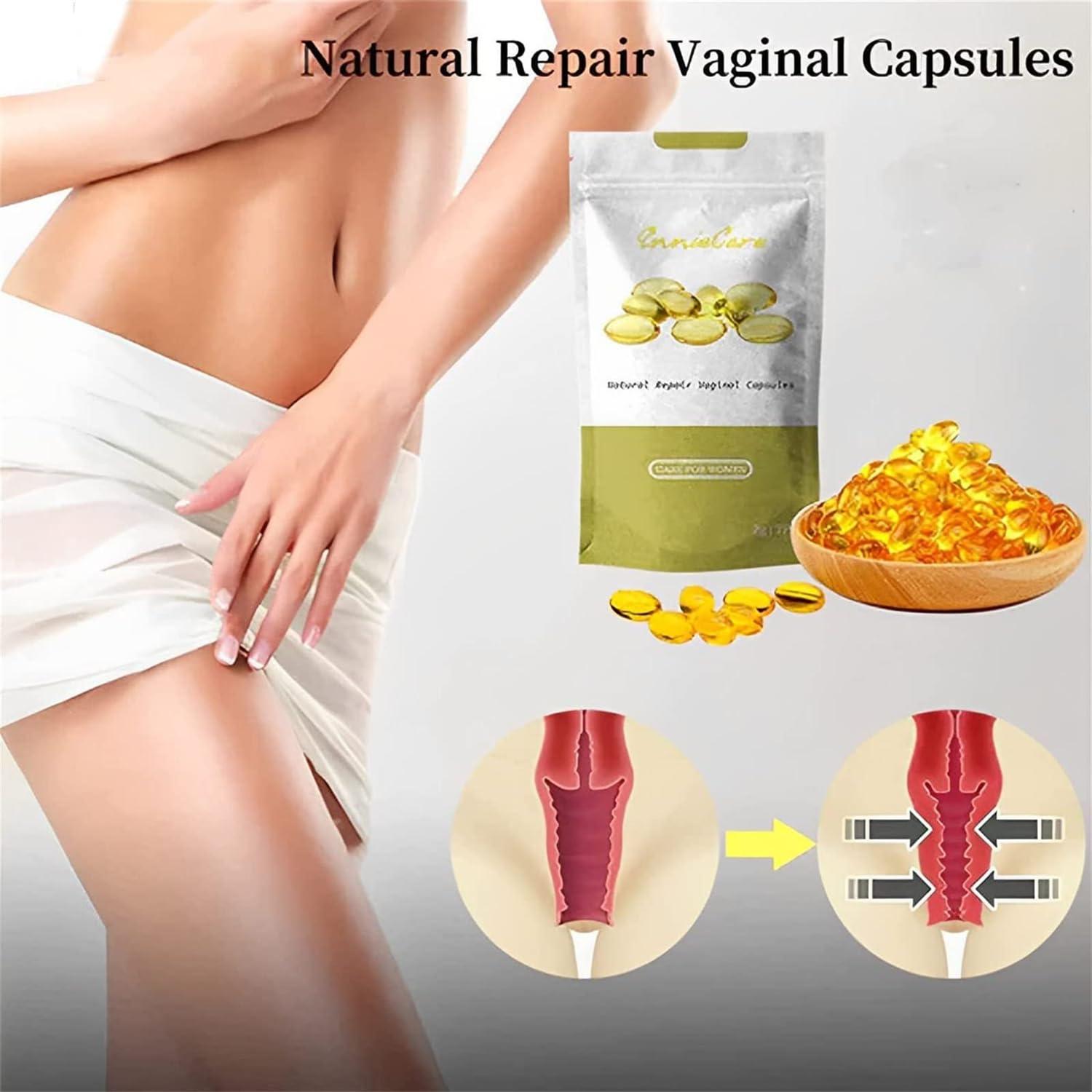 KeyoGoS Aafq Natural Repair Capsules,Aafq Capsules for Women, Aafq Detox Repair, Itch Detox Slimming Products, Natural Detox Viginal Gel, Revert to Tight and Tender State (4 Bags)
