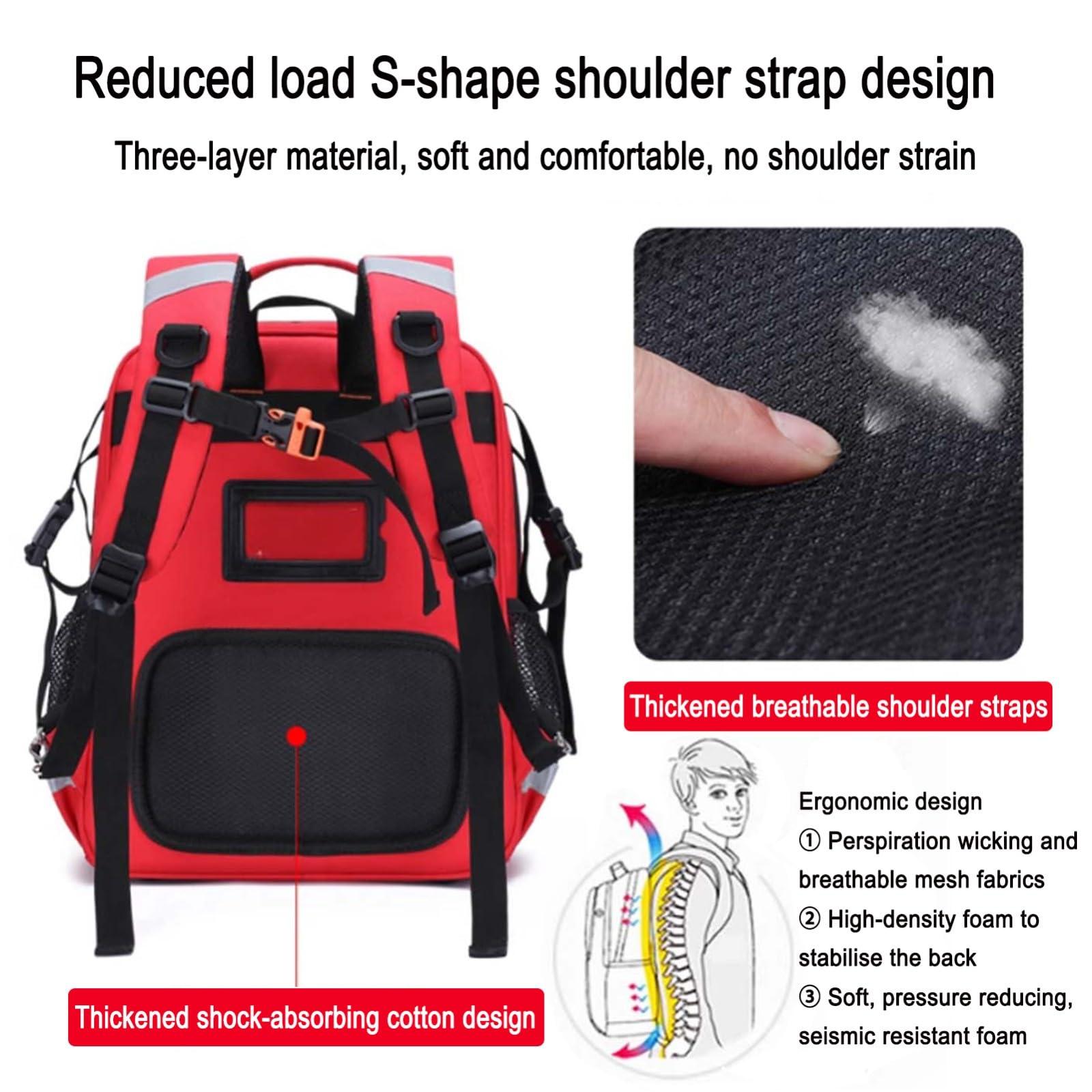 Cubstone Cubstone Wheelchair Backpack, Back of Seat Bag for Mobility Scooters-Large Wheelchair Accessories Bag with Reflective strip - Power & Manual Wheelchair Backpack Pouch for Adult-Bag Only (E)