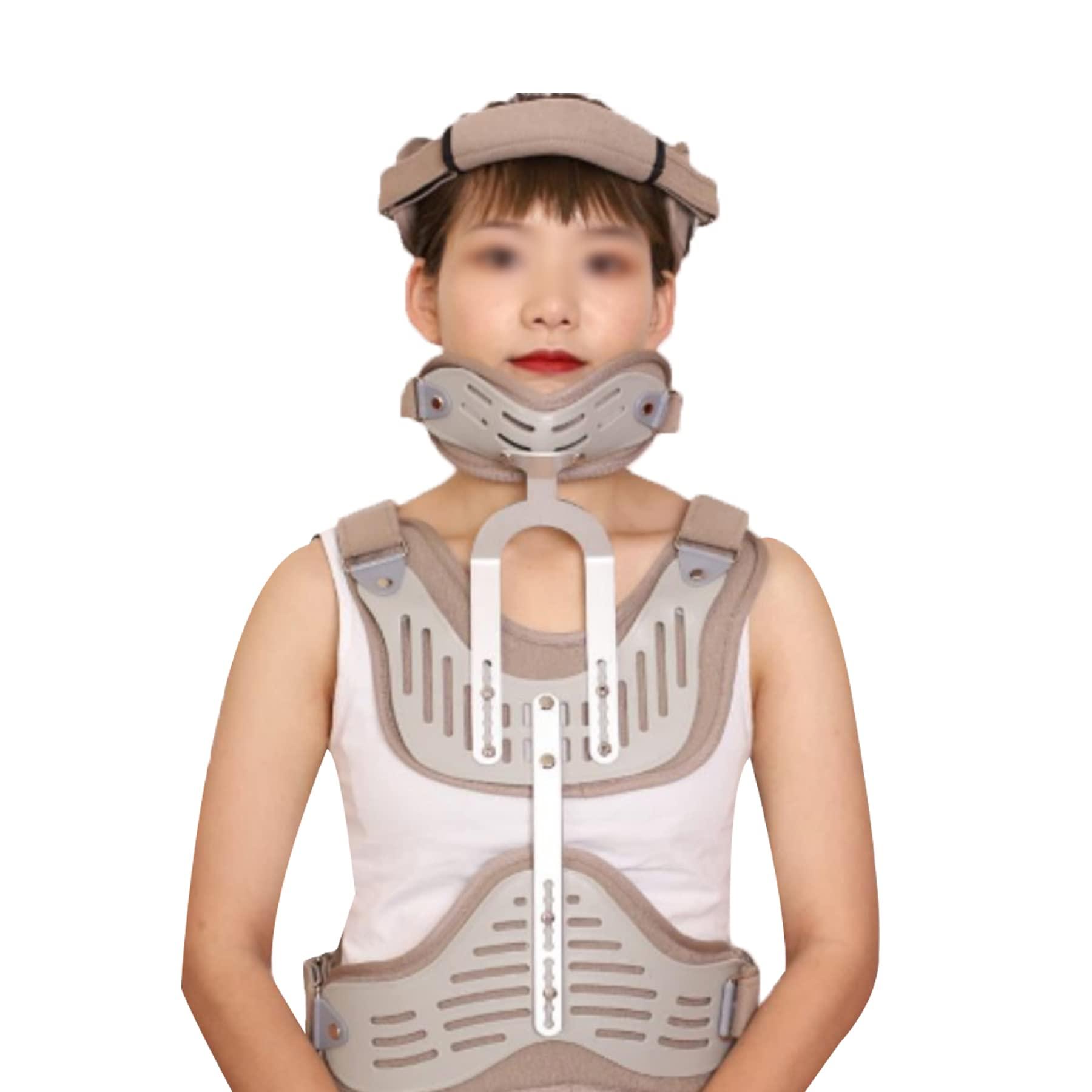 WILLQ WILLQ Adjustable Orthosis Cervical Thoracic Orthosis Fracture Fixation Cervical Vertebra Rehabilitation Support Head Neck Chest Fixed Brace Cervical Vertebra Rehabilitation Support
