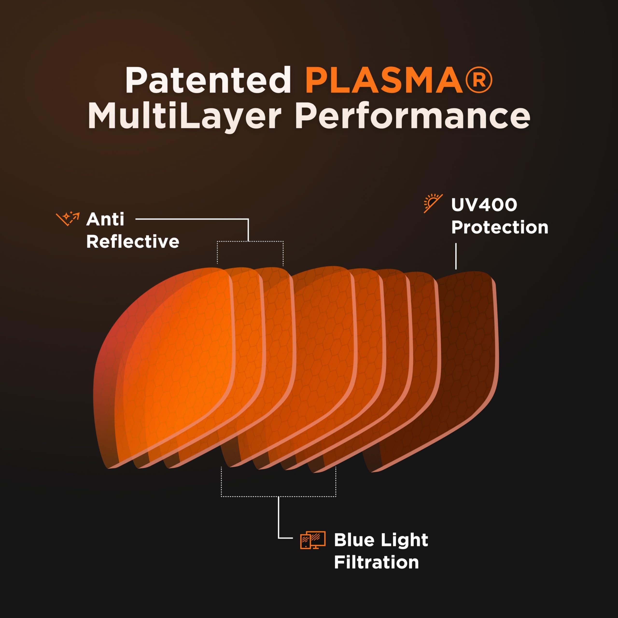 Horus X Horus X Gaming Glasses Blue Light Blocking Computer Screen Glasses | Anti Fatigue & Eyestrain | ONE Amber