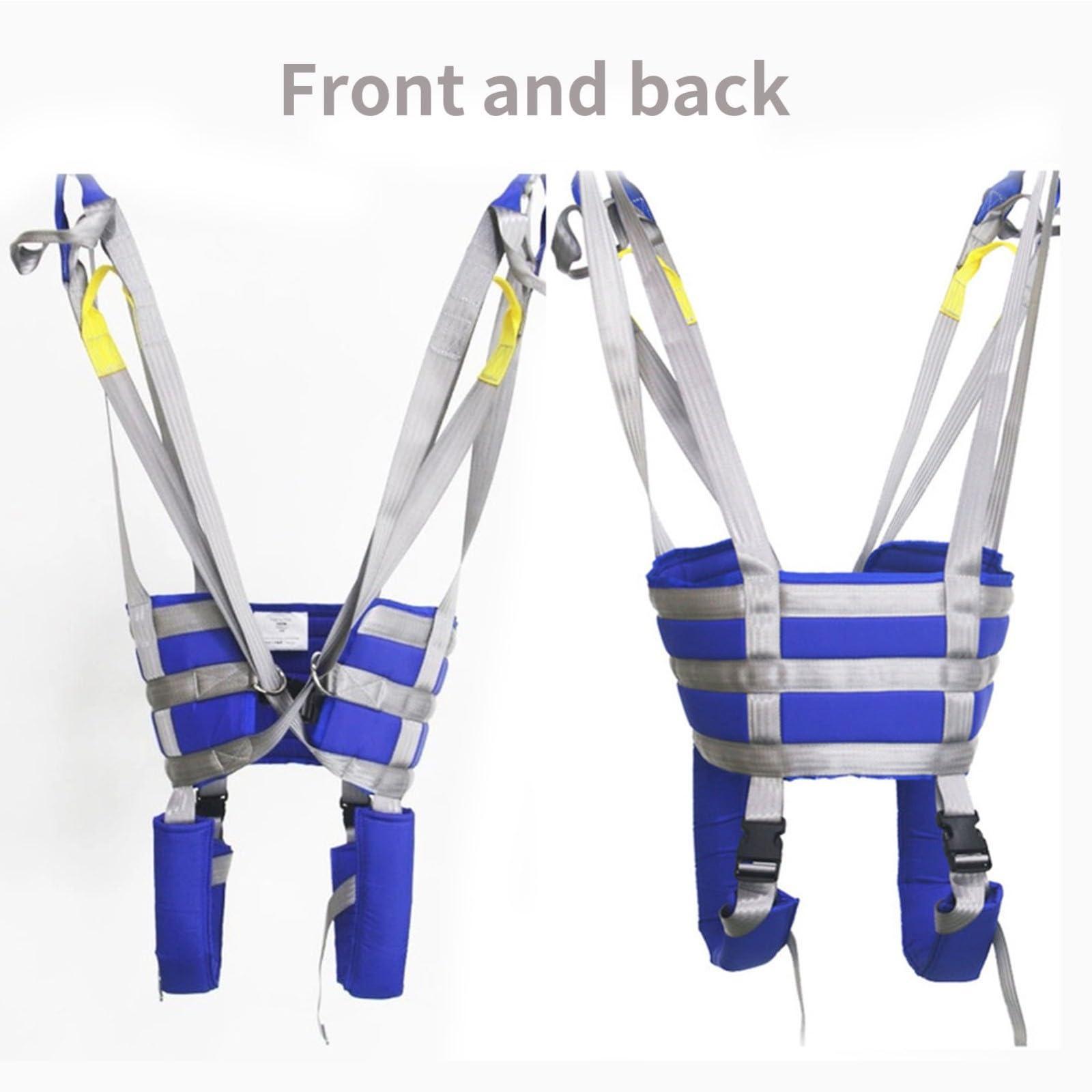 LIBRACTA LIBRACTA Standing Walking Sling - Patient Assisted Walking Harness - Rehabilitation Aid Gait Training Device - Adjustable Waist Design - for Disabled Full Body Sling - Maximum Load 330Lb M