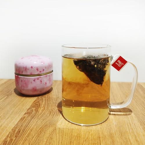 CAPACITEA Lychee Rose Tea in Tea Tin with 12 Teabags