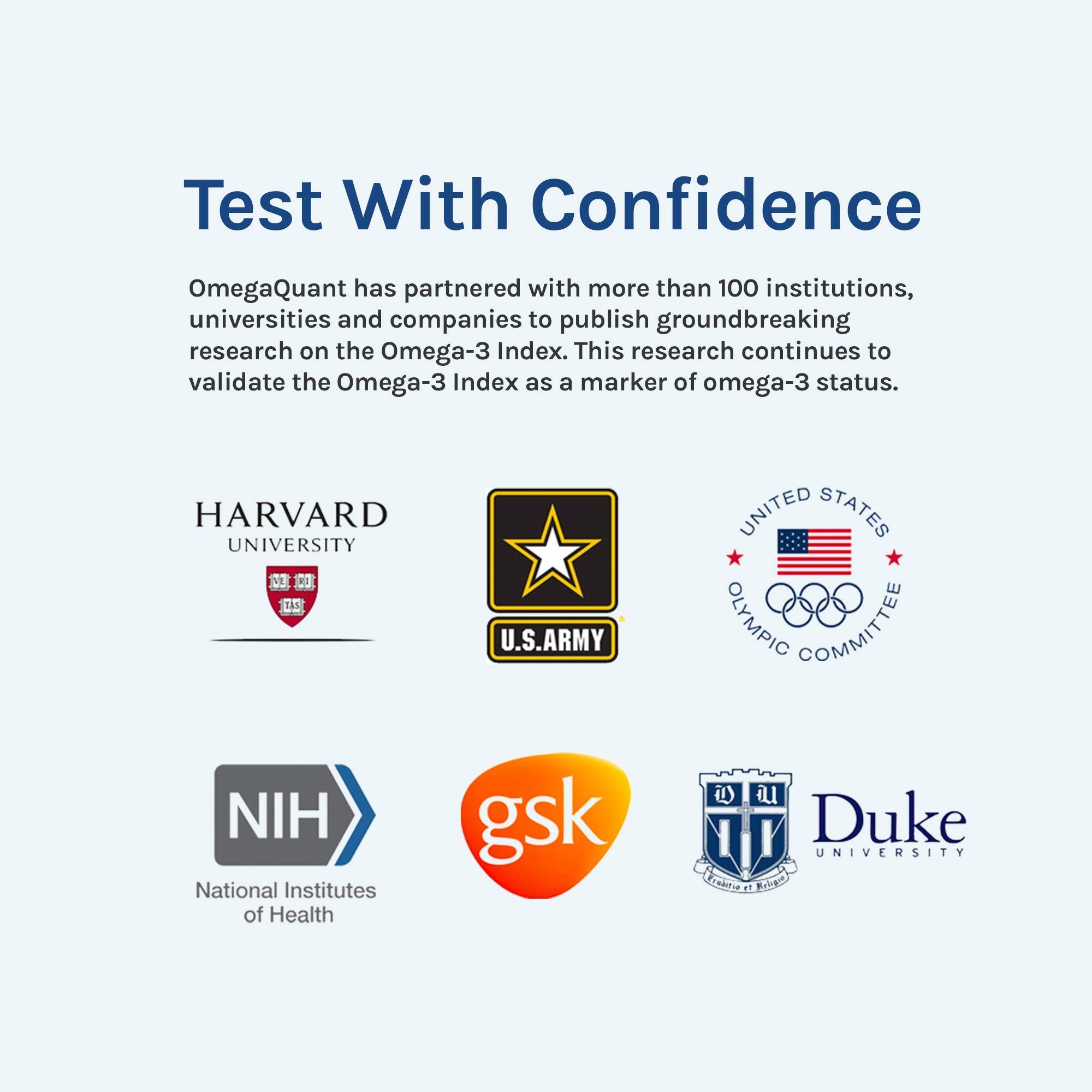 OmegaQuant OmegaQuant Omega-3 Index Basic Test Kit - Includes blood Collection Kit