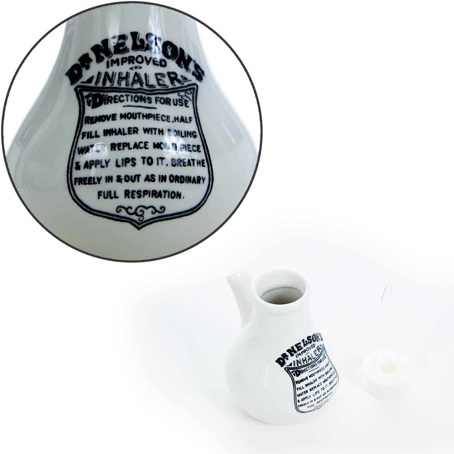 AvonGreen Wellness DR NELSONs Steam Inhaler 500ML,AvonGreen Wellness Soother for Vocal Cords, Headaches Relief and a Nasal, Sinus Decongestant Excellent for Treating Chest Infections and Pains, Flu, Colds and Coughs