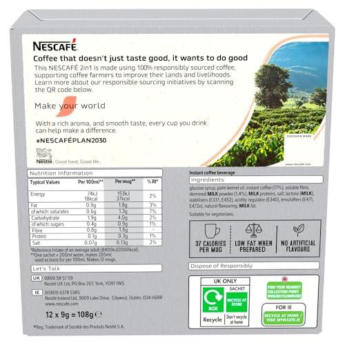 NESCAF NESCAFE 2 IN 1\'s Original (1 Pack 12 Drinks)