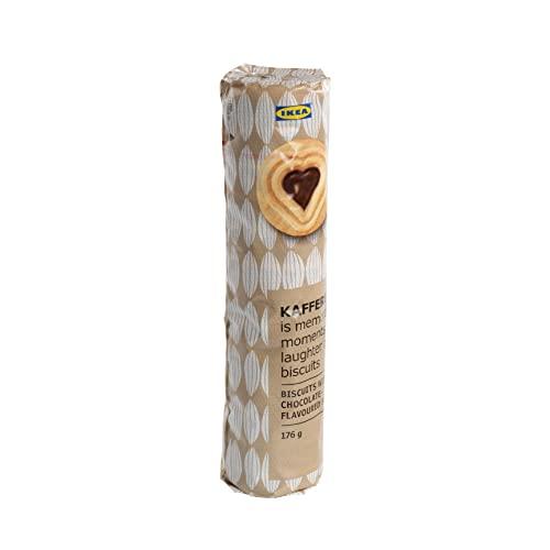 Ikea Ikea KAFFEREP Swedish Heart-Shaped Biscuits with Chocolate-Flavoured Filling - Set of 3 x 176g Packs