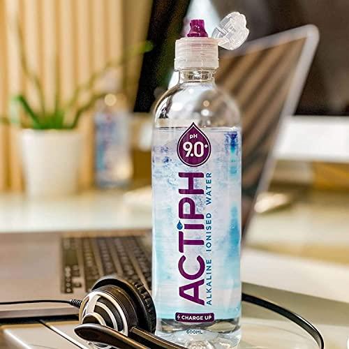 London Luxury Alkaline Ionised Spring Water pH9+ (12x 1L) Purified with Electrolytes Clean and Smooth Taste (12x 1000ml)