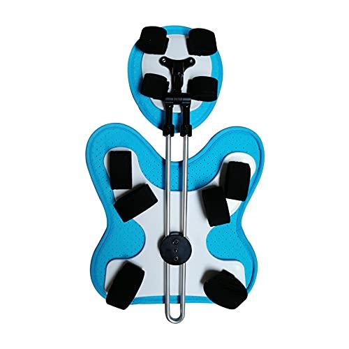 WILLQ WILLQ Adjustable Orthosis Cervical Thoracic Brace Head and Neck Chest Orthosis Fracture Support Cervical Rehabilitation Brace for Post Trauma Arthritis Acute Pain Surgery Fractures