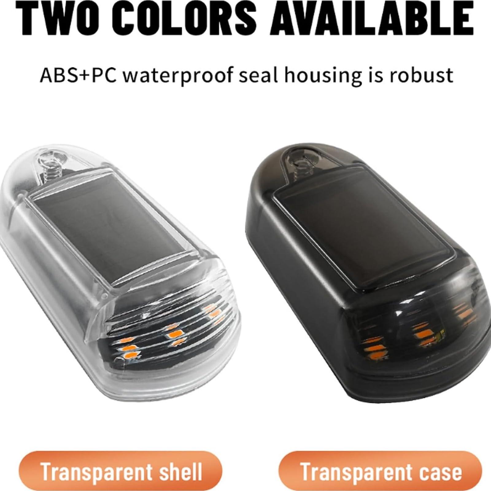 Generic Wireless Cab Lights for Truck, 2024 New Punch-Free Solar Cab Lights, 7 Colors App Control, Led Lights Vibration Sensor Roof Lights, Lights for Universal Car (White 12 pcs)