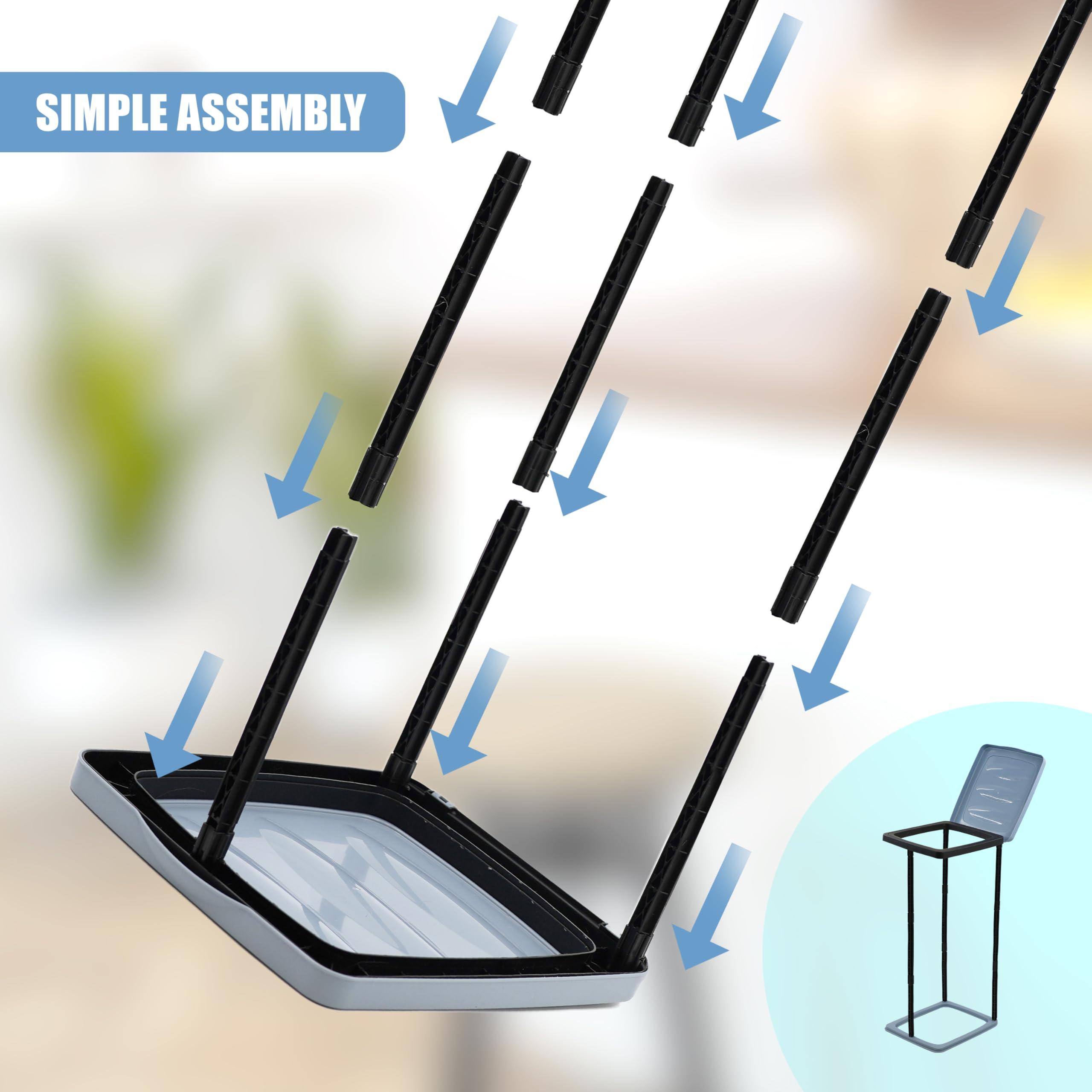 Koopman 60L Rubbish Bag Refuse Sack Bin Liner Waste Disposal Garbage Bag Stand Holder