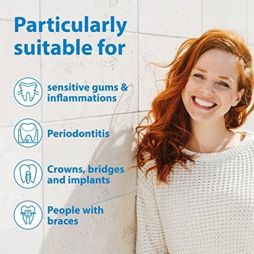 Emmi-dent emmi-dent Platinum Electric Ultrasonic Toothbrush | Gentle & Effective Cleaning | Ideal for Sensitive Teeth & Gums | Rechargeable Smart Care Toothbrush | No Scrubbing | Up to 15 Days Battery Life