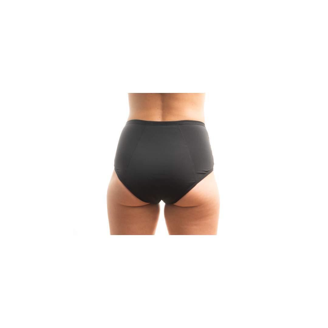 BP3 Underwear BP3 Underwear Washable Absorbent High Waist Knickers for Incontinence & Periods (Black, 3XL)